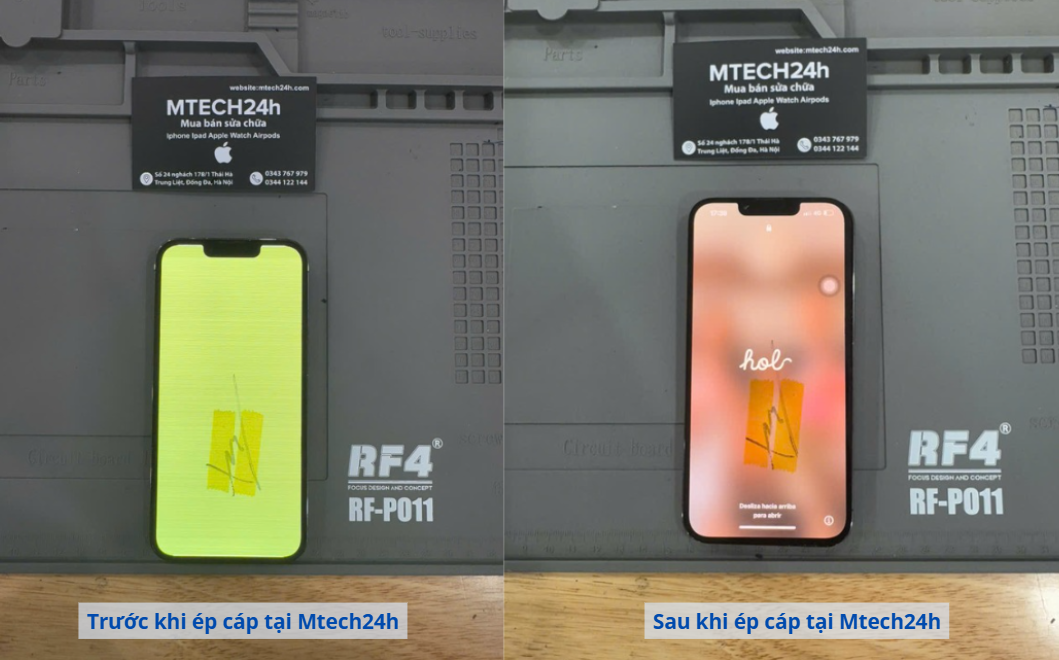 Giá Ép Cáp Màn Hình iPhone X – 14 Pro Max Tại Mtech24h: Rõ Ràng, Có Bảo Hành, Không Phí Ẩn