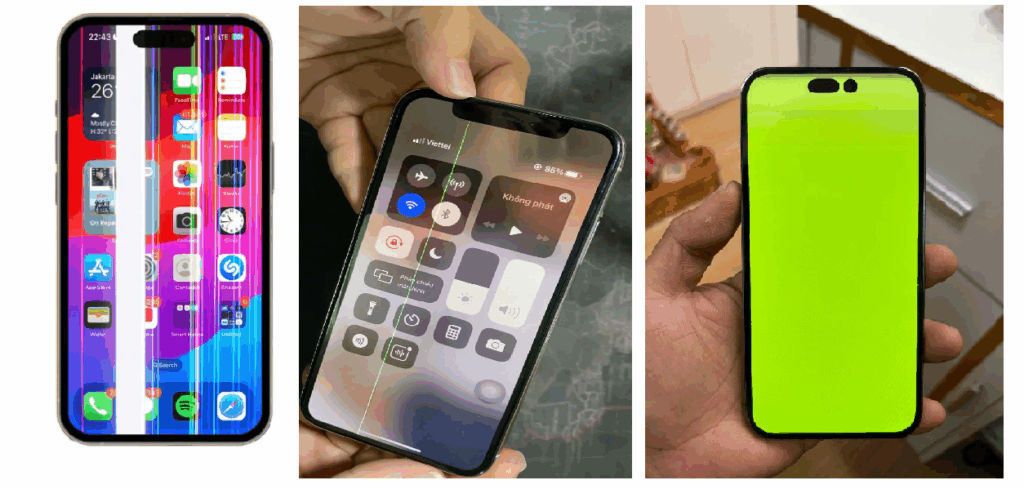 Ép Cổ Cáp Màn Hình iPhone X: Giải Pháp Triệt Để Khi Màn Hình Gặp Lỗi Xanh, Đen, Sọc Nháy