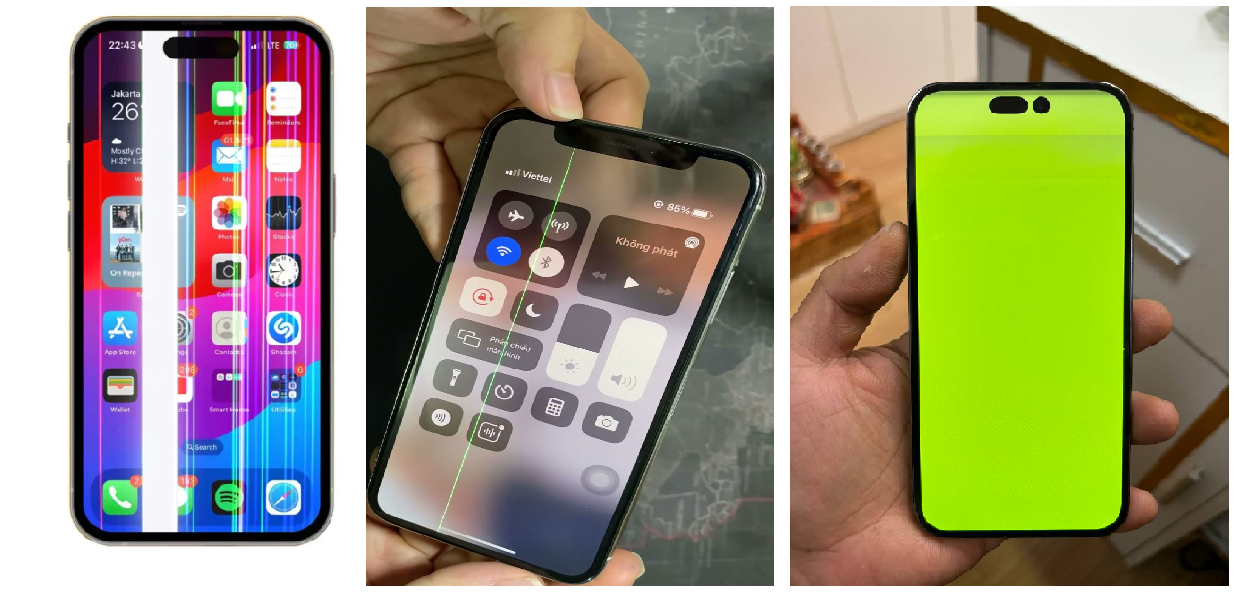 Ép Cổ Cáp Màn Hình iPhone X: Giải Pháp Triệt Để Khi Màn Hình Gặp Lỗi Xanh, Đen, Sọc Nháy