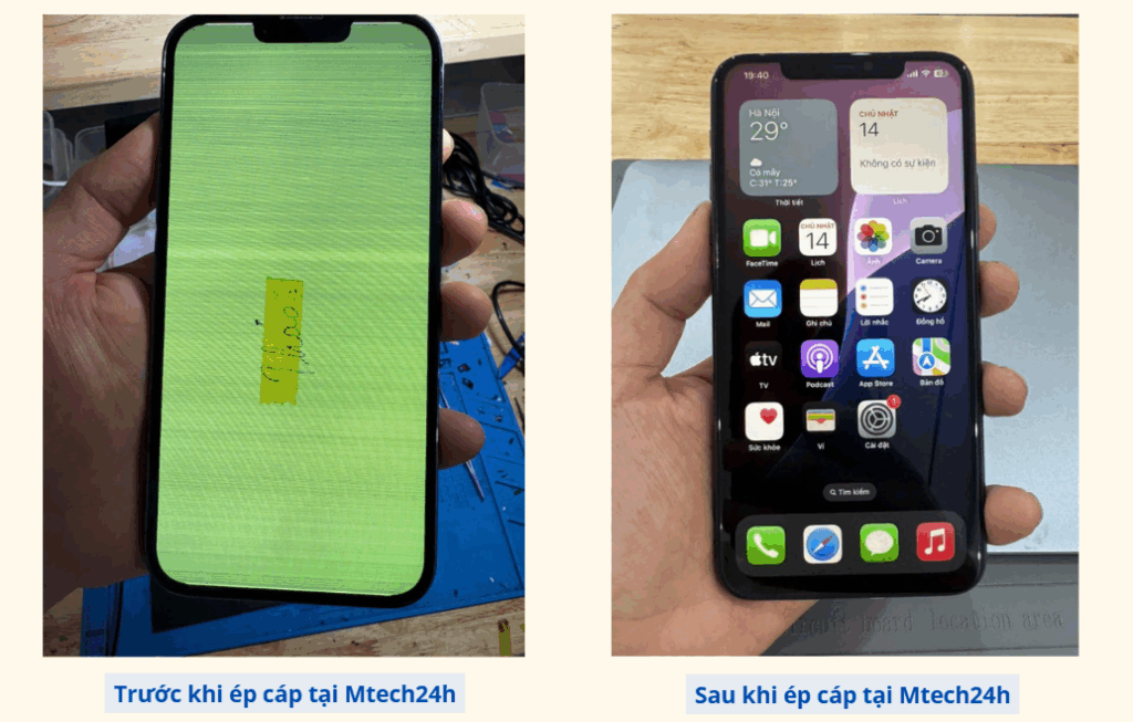 Nguyên Nhân và Cách Sửa Lỗi iPhone 13 Pro Bị Xanh Màn Hình